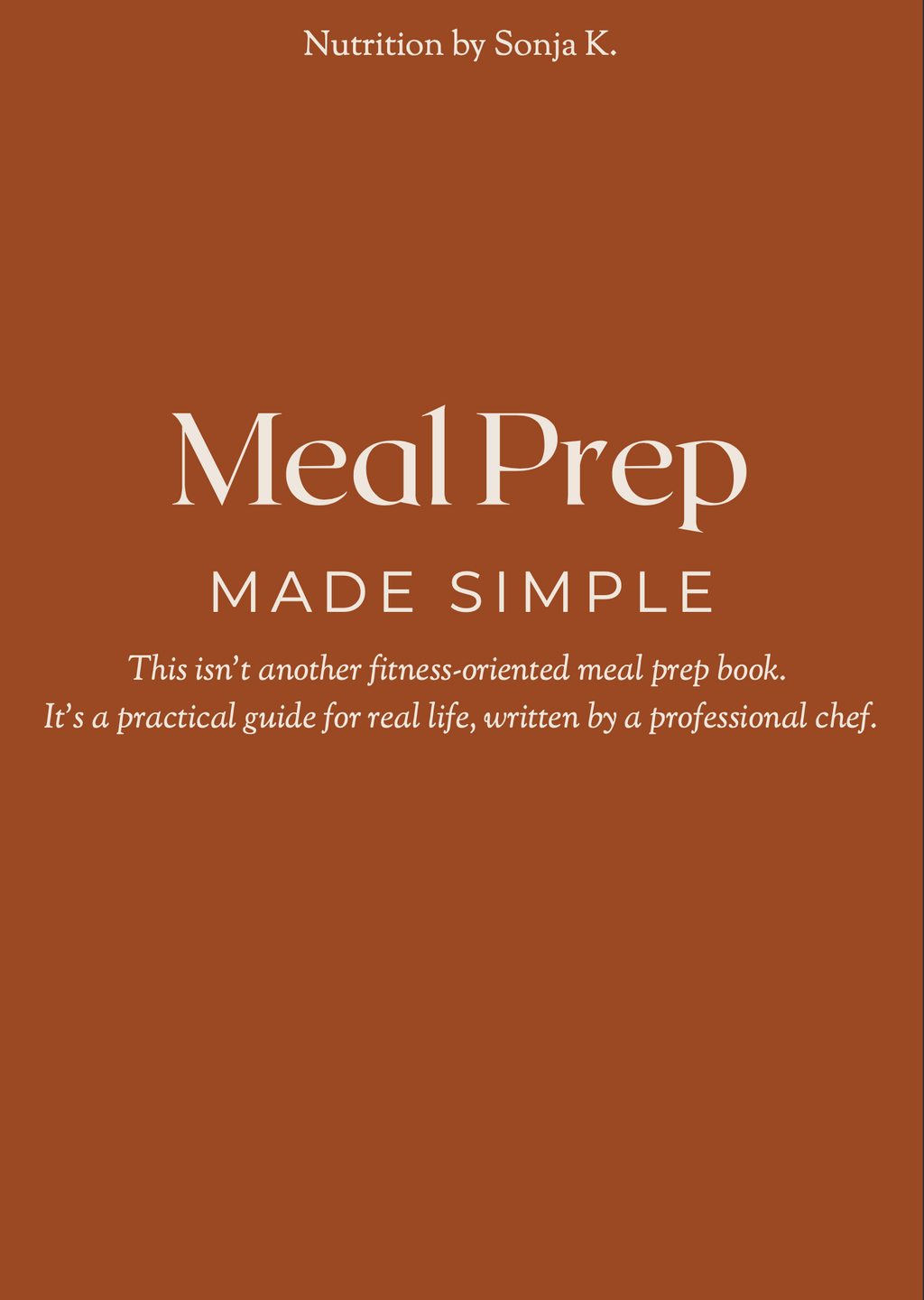 Meal Prep Made Simple eBook